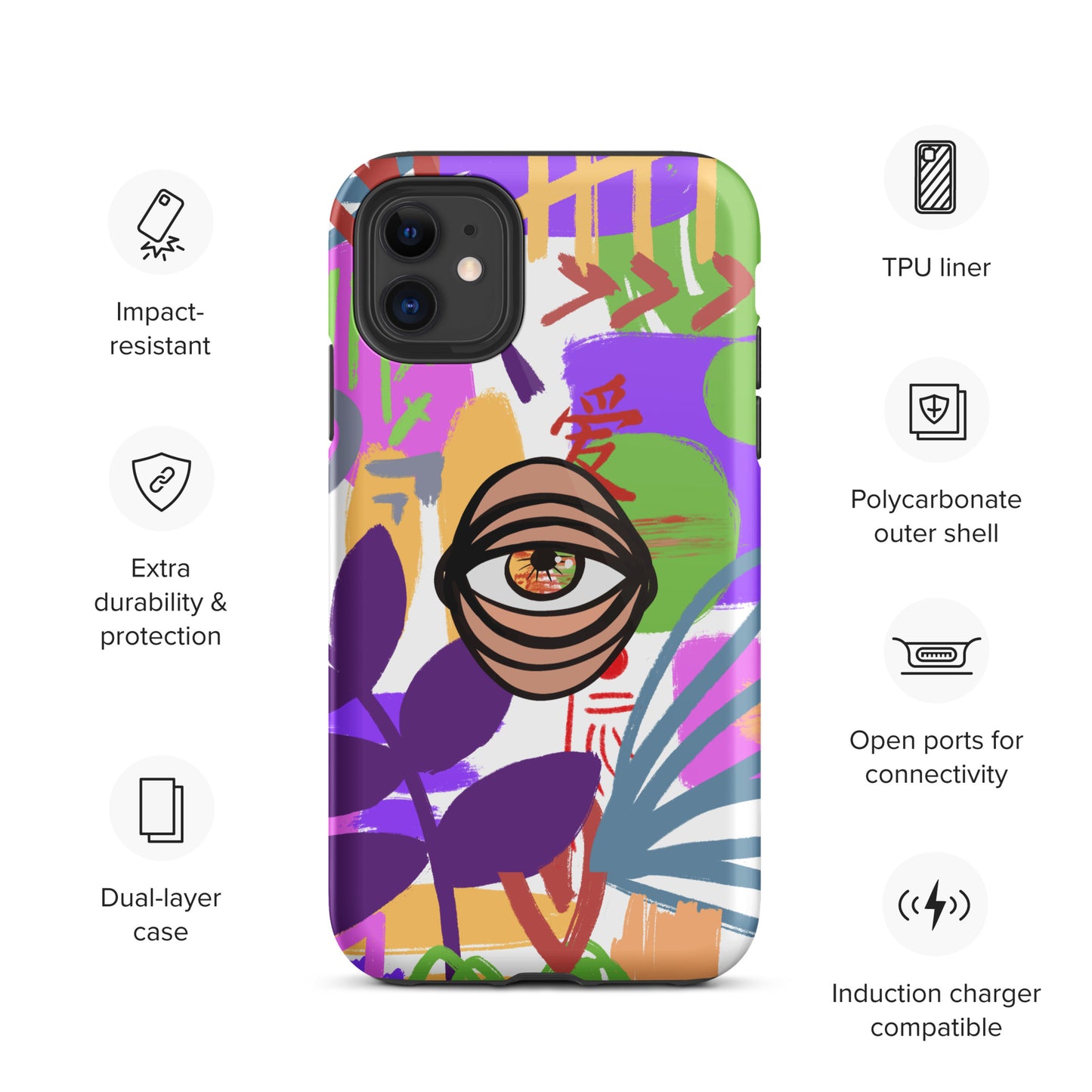 COLORS EYE Tough iPhone case