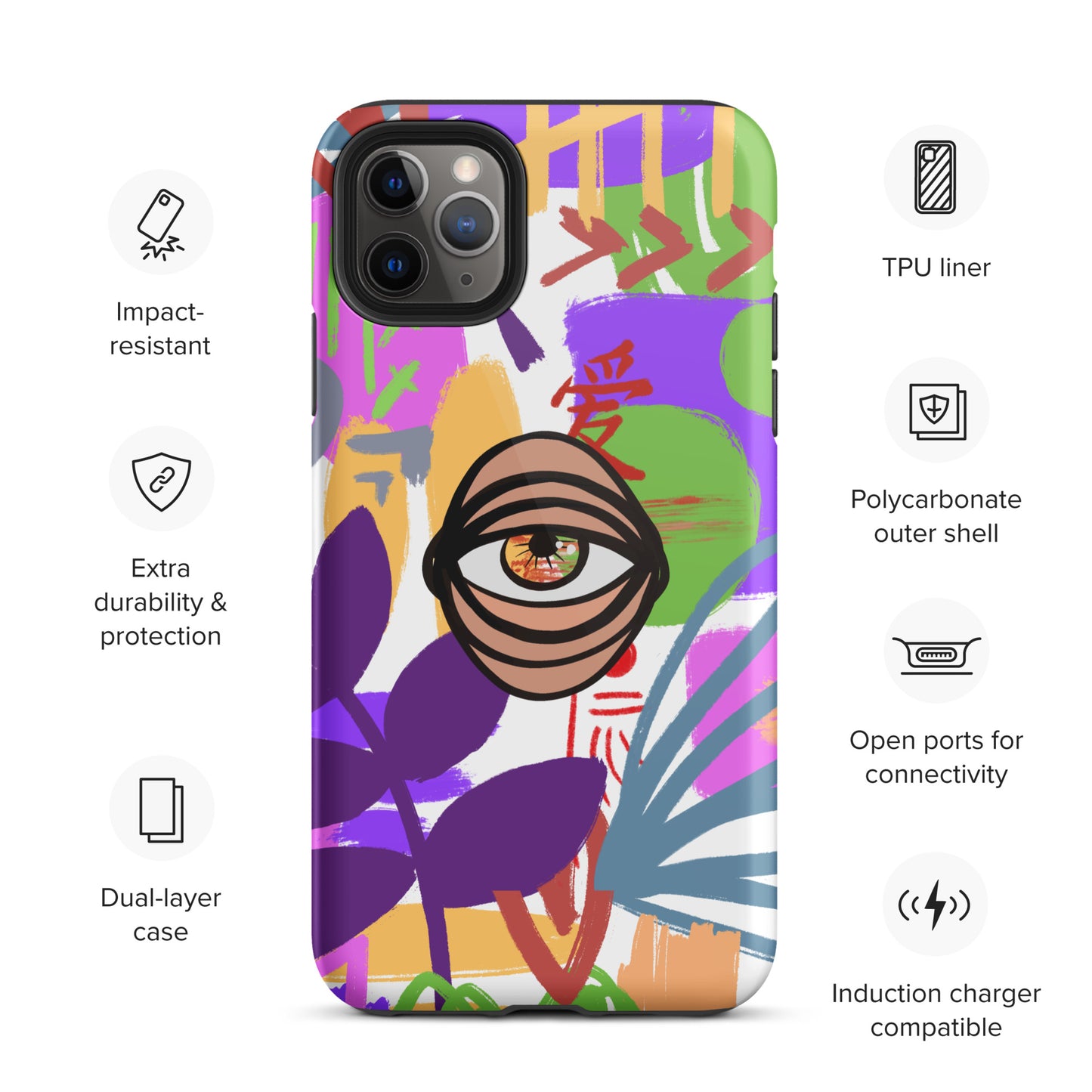 COLORS EYE Tough iPhone case