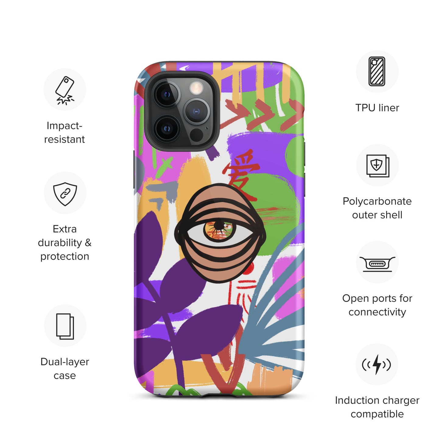 COLORS EYE Tough iPhone case