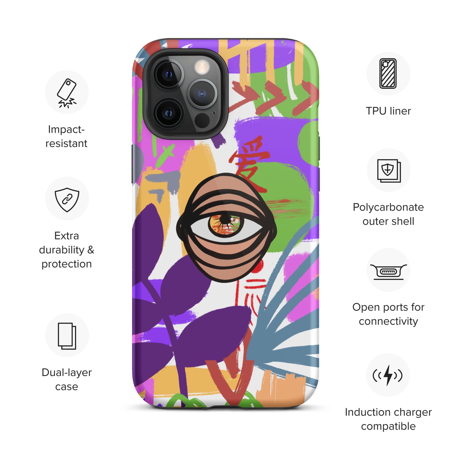 COLORS EYE Tough iPhone case