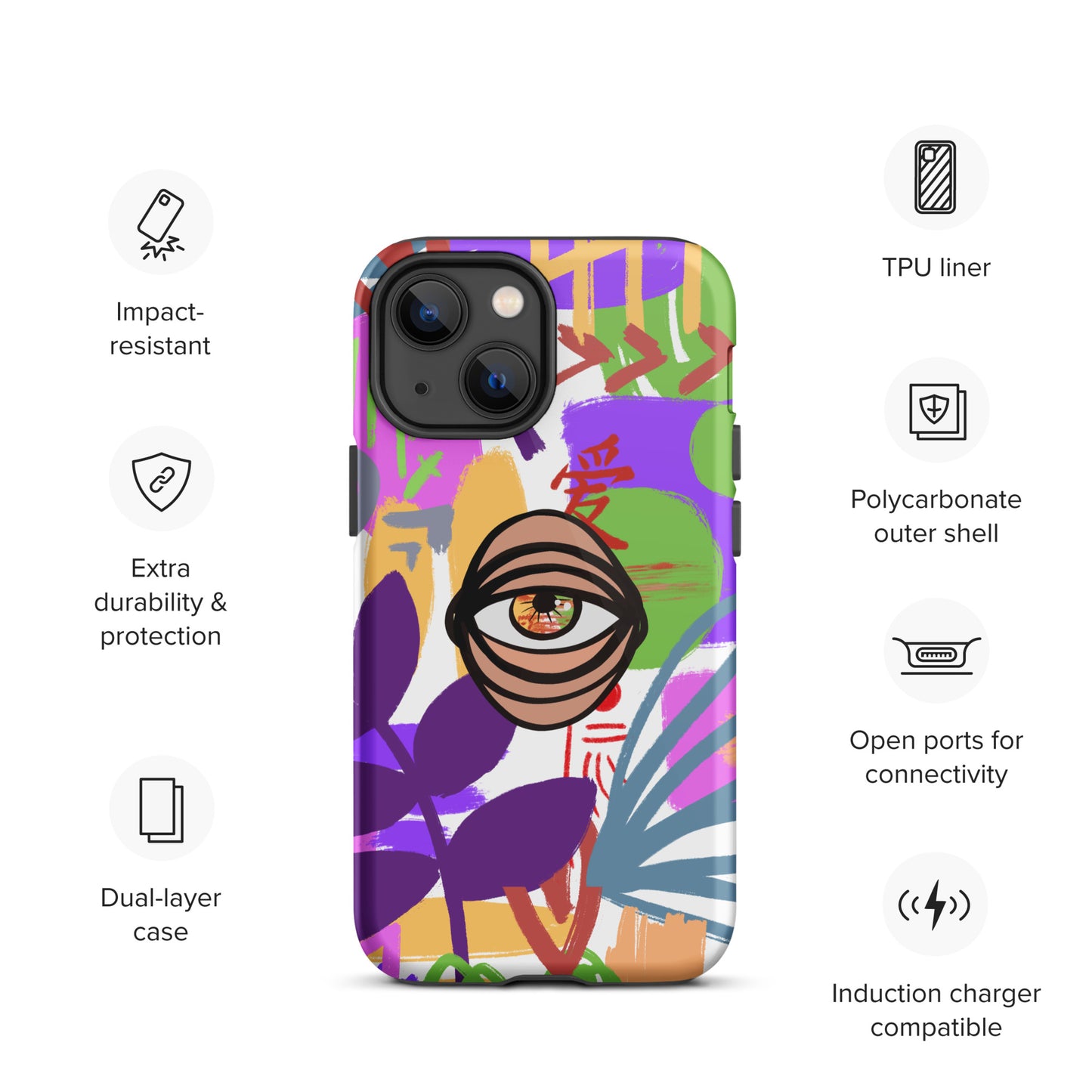 COLORS EYE Tough iPhone case