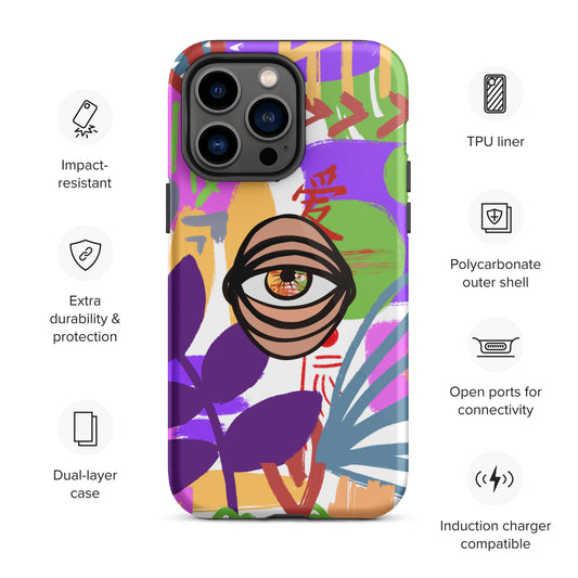 COLORS EYE Tough iPhone case