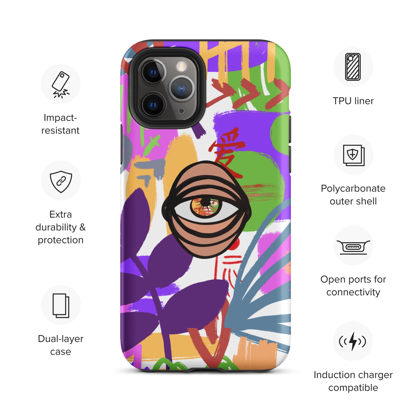 COLORS EYE Tough iPhone case