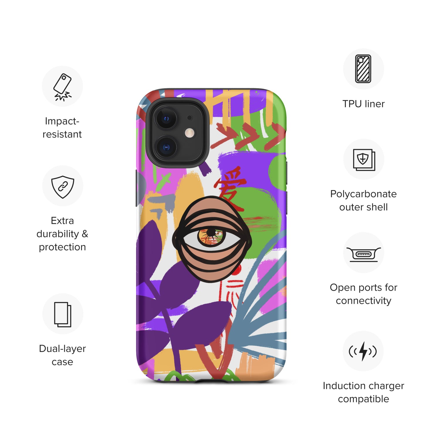 COLORS EYE Tough iPhone case